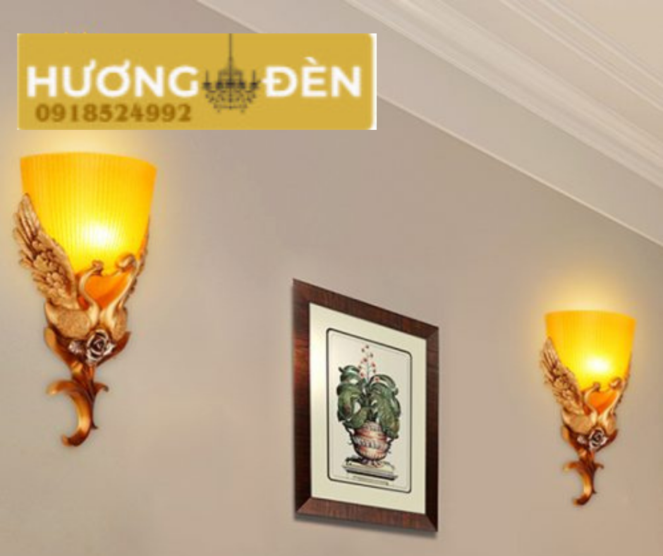 Đèn Tường Thiên Nga Đôi 6203